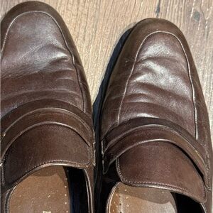 Bally Brown Leather Loafers